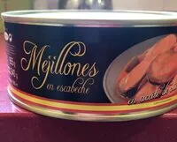 Mängden socker i Mejillones en escabeche