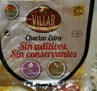 Mängden socker i Chorizo extra sin aditivos y conservantes