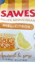 Mängden socker i Sawes Caramelos Bolsa Sin Azucar Bolsa Miel Con Limon