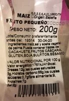 Mängden socker i Maiz frito pequeño