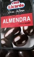 Mängden socker i Almendra choco negro
