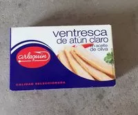 Mängden socker i Ventresca de atún claro en aceite de oliva