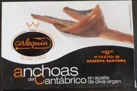 Mängden socker i Anchoas del Cantábrico