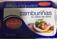 Mängden socker i Zamburiñas en salsa de vieira