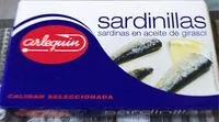 Mängden socker i Sardinillas en aceite de girasol