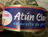 Mängden socker i Atún claro en aceite de girasol