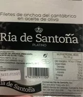 Mängden socker i Filetes de anchoa