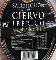 Mängden socker i Salchichon de ciervo iberico