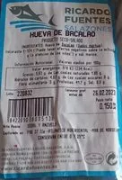 Mängden socker i Hueva de bacalao