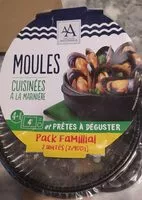 Mängden socker i Moules cuisinées à la marinière