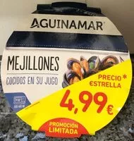 Mängden socker i Mejillones cocidos en su jugo