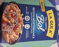 Mängden socker i Bol la gula del norte pasta y tomate seco