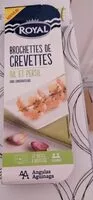 Mängden socker i Brochettes de crevettes ails et persil