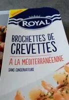 Mängden socker i Brochettes de crevettes à la mediterraneenne