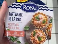 Mängden socker i Tartinable de la mer