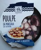 Mängden socker i Poulpe En Morceaux cuit au naturel