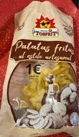 Mängden socker i Patatas fritas estilo artesanal
