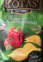 Mängden socker i Patatas fritas campesinas Totas