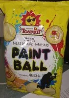 Mängden socker i Paint ball (bolas de maíz sin gluten)