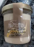 Mängden socker i Crema de queso de cabra fundido con miel