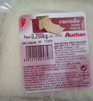 Mängden socker i Queso mezcla curado de vaca, cabra y oveja