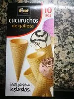 Mängden socker i Cucuruchos de galleta