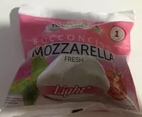 Mängden socker i Mozzarella fresh light