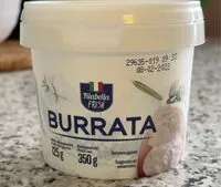 Mängden socker i Burrata