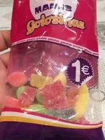 Mängden socker i Golosinas