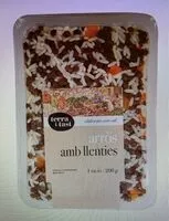 Mängden socker i Arròs amb llenties