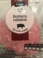 Mängden socker i Botifarra catalana