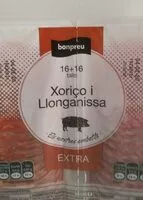 Mängden socker i Xoriço i Llonganissa