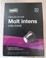 Mängden socker i Càpsules de cafè Molt intens