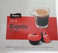 Mängden socker i Exprés intens