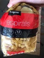 Mängden socker i Espirals