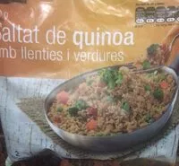 Mängden socker i Salteado quinoa con lentejas y verduras