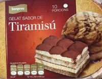 Mängden socker i Gelat sabor de Tiramisú