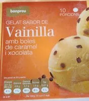 Mängden socker i Vanille pépites de chocolat