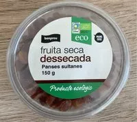 Mängden socker i Fruita seca dessecada