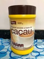 Mängden socker i Preparat soluble a base de Cacau