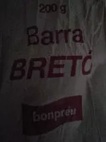 Mängden socker i Barra Bretó