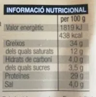 Mängden socker i Espetec extra