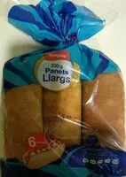 Mängden socker i Panecillos largos