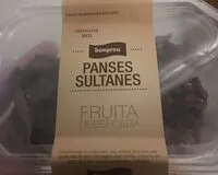 Mängden socker i Panses sultanes