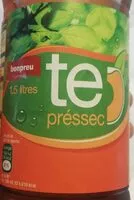 Mängden socker i Te préssec
