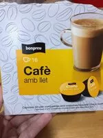 Mängden socker i Cápsulas café con leche