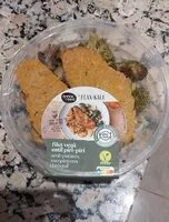 Mängden socker i filet vegà estil piri-piri