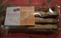 Mängden socker i Barretes amb xocolata i cereals