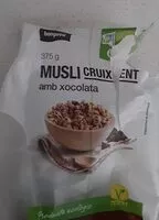 Mängden socker i Muesli Cruixent amb xocolata