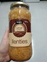 Mängden socker i Llegum cuit (Llenties)